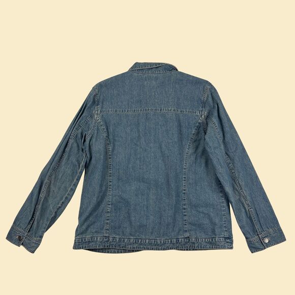 Vintage 90s denim jacket by J. Jill Denim, vintage size LT Tall jean jacket - Picture 6 of 6